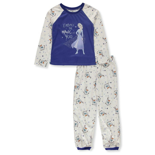 Disney Frozen Girls' 2-Piece Pajamas Set - blue, 4 - 5 (Little 