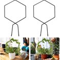 thumbnail image 3 of Flmtop Support de Plante Stable Anneau Large Application Métal Robuste Résistance aux Intempéries Piquet de Fleur pour Maison, 3 of 8