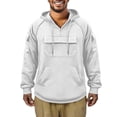 thumbnail image 5 of Blekii Men's Cargo Pocket Hoodie, Utility Style Pullover Sweatshirt, Large Pocket Detail on Chest, Durable Casual Top for Work Or Outdoor Use, Rugged Streetwear Look, Functional for, 5 of 8