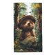 thumbnail image 1 of Balery Jungle Hat Bear Toalla de Microfibra Premium con Estampado – 27.5x16 pulgadas, Alta Absorción, Suave y Aterciopelada, Secado Rápido, 1 of 6
