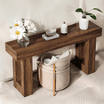 thumbnail image 5 of Tribesigns 63-Inch Long Console Table, Farmhouse Entryway Table for Entrance, Hallway, Living Room（Rustic Brown), 5 of 7
