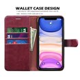 thumbnail image 2 of Njjex Case Wallet 2019 iPhone 11 / iPhone 11 Pro / iPhone 11 Pro Max, iPhone 11 11 Pro 11 Pro Max Wallet Case RFID Blocking Card Slot Stand PU Leather Magnetic Protect Flip Cover [Gift Box] -Wine Red, 2 of 9