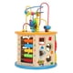 thumbnail image 3 of Laberinto de cuentas de madera multiusos 8 en 1 para niños, reloj, ajedrez, cubo de actividades, juguete educativo, rompecabezas multifuncional, laberinto de cuentas, 3 of 15