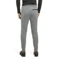 thumbnail image 3 of Men's Active Basic Jogger Fleece Pants, Zipper Pockets Workout Sport Exercise Athletic Pants for Men, Heather Grey, Small, 3 of 6