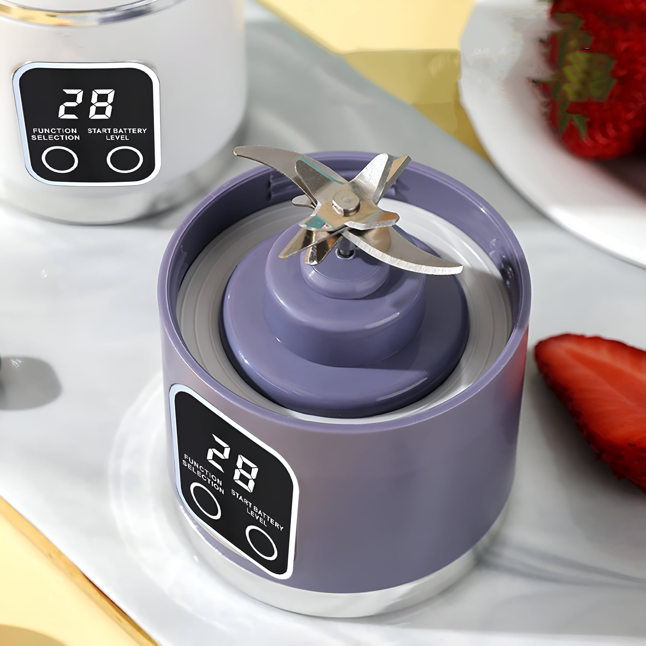 HIBIBUD 2026 New Portable Juicer Small and Rechargeable Fruit Juicer Machine Multifunctional Juicer Cups for Students Household Food Supplement Machine for Home,Office,Travel,Students