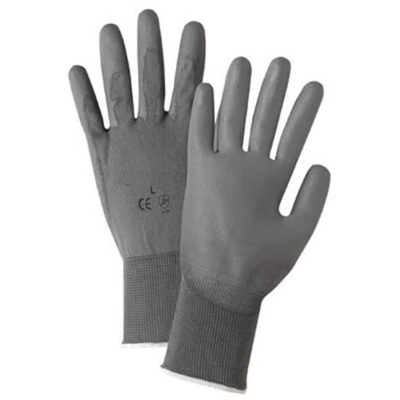 West Chester 813-713SUCG-S Gants en Nylon Gris Enduit de Palmier