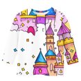 thumbnail image 5 of Virmaxy 3-13y Printed Shirts For Kids Summer Loose Cartoon Printed Crewneck T Shirts Short Sleeve Lightweight Blouses Pink-2 120, 5 of 5