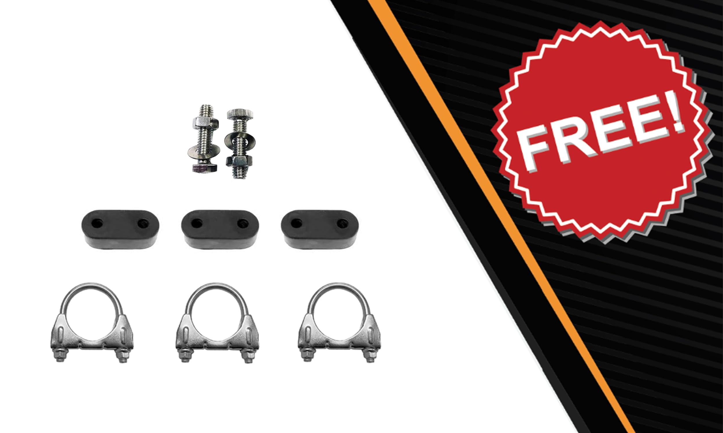 Northeastern Exhaust | Stainless Steel Resonator, Intermediate Pipe & Muffler Exhaust System Kit Fits 2001–2006 Chevrolet Tahoe 4.8L | Direct-Fit Replacement