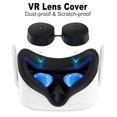 thumbnail image 4 of VR Face Cover and Lens Cover Compatible with Meta Quest 3S, Waterproof Silicone Face Pad Mask & Face Cushion & Joystick Thumb Grip for VR Headset, Anti-light Leakage-Pink, 4 of 6
