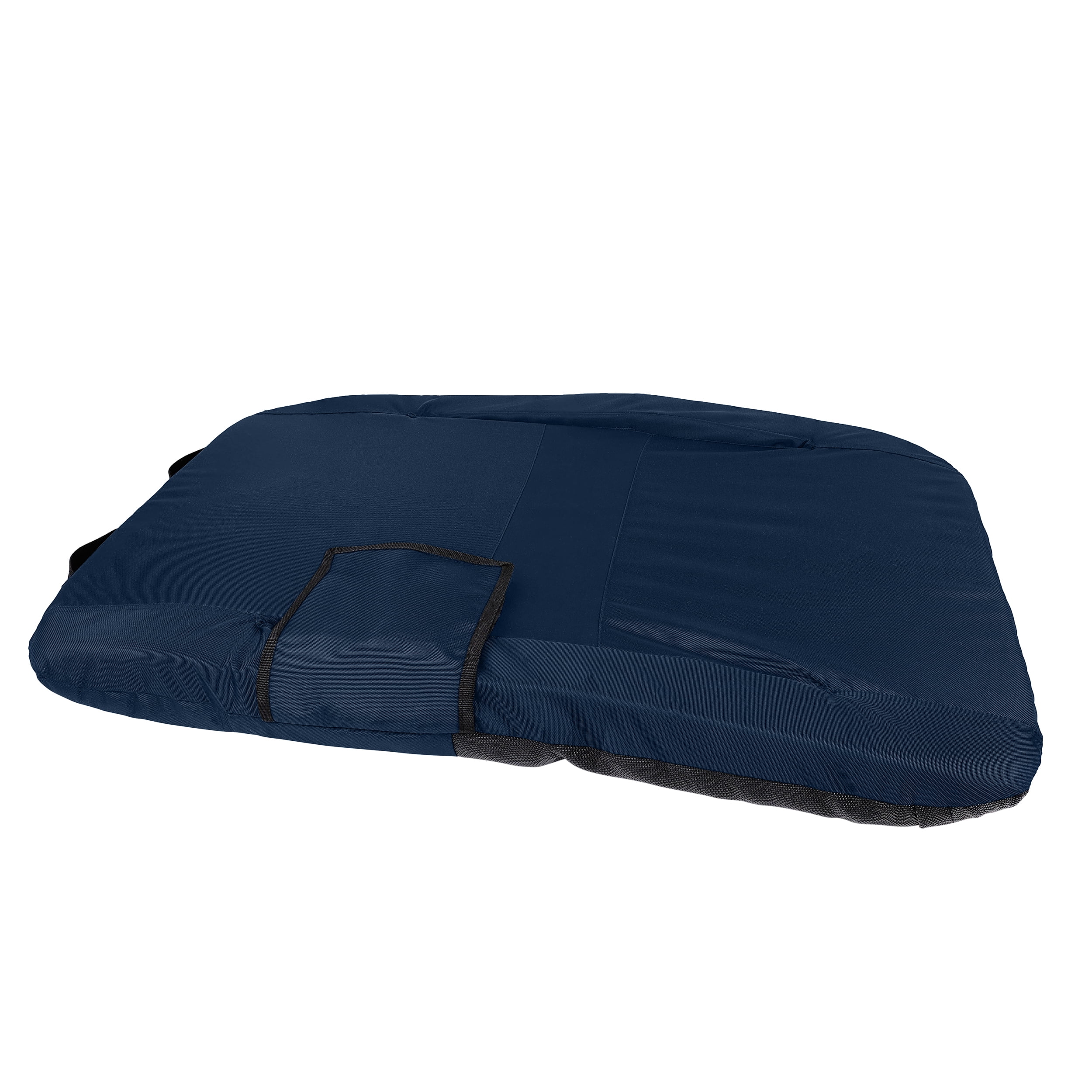 Cascade Mountain Tech 22" Wide Reclining Stadium Seat - with Pocket - Navy Blue