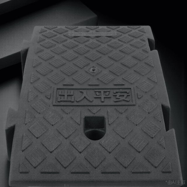 GARVALON Car Used Ramp Mat Plastic Ramp Cushion Anti-slip Outdoor Use 1Pcs