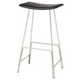 thumbnail image 2 of Home Square Kirsten 30.5" Leather Bar Stool in Black - Set of 3, 2 of 4