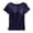 Navy, variant on QHFBli Womens Shirts with Built in Bra Summer Basic Short Sleeve T Shirts Workout Yoga Tops Athletic Shelf Padded Bra Tops Navy M