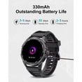 thumbnail image 3 of LIGE Smart Watch for Android iOS Phone Waterproof Bluetooth Calls Men Black, 3 of 7