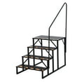 thumbnail image 2 of GloryStar Stable Heavy Duty RV Steps, Universal Stair Ladder with Handrail for Travel Trailers, Pools, and Trampolines, 2 of 7