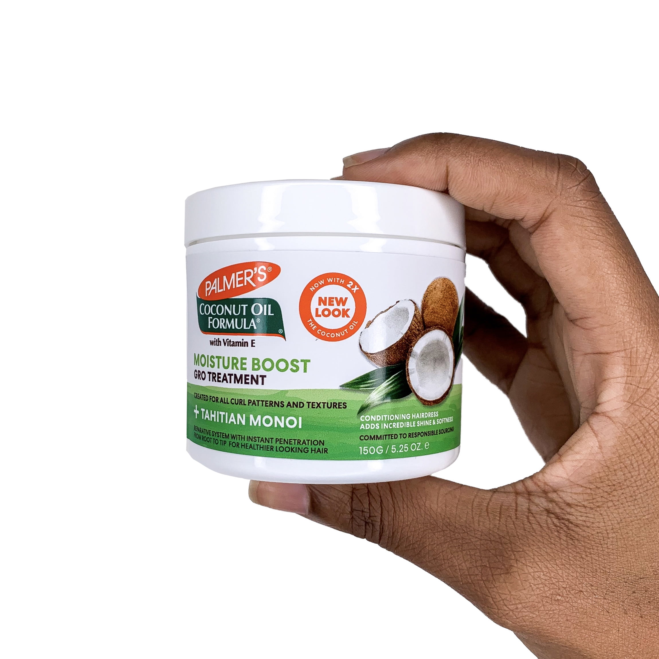 (4 pack) Palmer's Coconut Oil Formula Moisture Boost Gro Treatment, 5.25 oz.