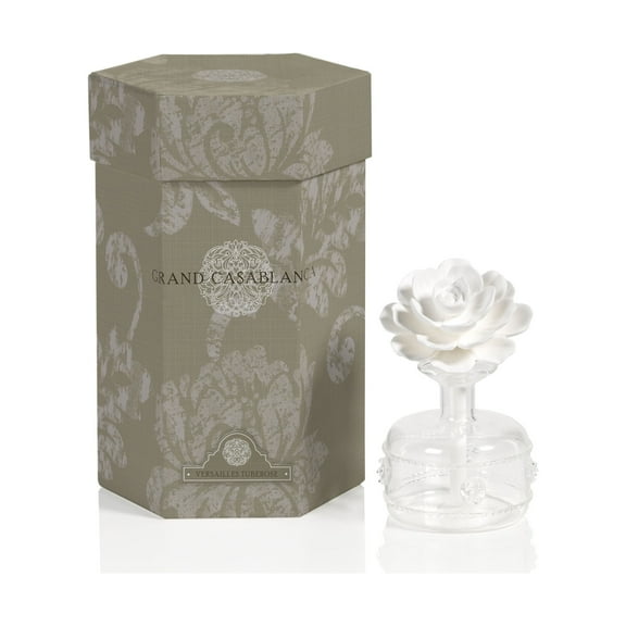VERSAILLES TUBEROSE Mini Grand Casablanca Aroma Porcelain Diffuser by Zodax
