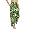 thumbnail image 2 of Sigee Football Doodle Print Women's Soft Pajama Pants - Breathable and Comfortable Lounge Sleep Bottoms with Elastic Waistband and Pockets-Medium, 2 of 9