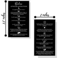 thumbnail image 3 of Botox Filler Injection Aftercare Instruction Card  50 Pack  Physical Printed 2x3.5 inches Business Card Size  Black with White Design, 3 of 9