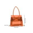 thumbnail image 3 of Bolsa De Hombro Bolso de hombro compuesto de PVC para mujer transparente resistente a los arañazos para el ocio diario Tmvgtek Para Estrenar, 3 of 3