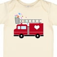 thumbnail image 4 of Inktastic Easter Red Firetruck with Pink Hearts Boys or Girls Baby Bodysuit, 4 of 5
