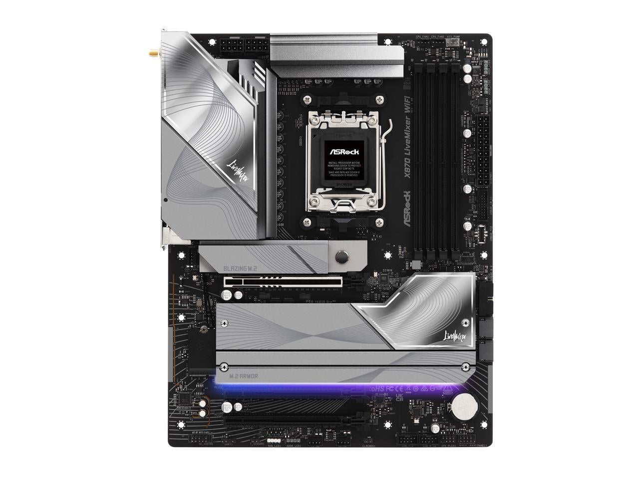ASRock X870 LiveMixer WiFi AM5 AMD X870 ATX Motherboard