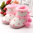 thumbnail image 4 of HUANBAI Baby Girls Boys Soft Booties Snow Boots Toddler Warming Shoes 12, 4 of 4