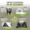 thumbnail image 6 of CLAM Quick-Set Escape 11.5 x 11.5 Ft Portable Outdoor Canopy Shelter, Tan, 6 of 12
