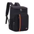 thumbnail image 1 of relayinert WEYOUNG 18L Thermal Rucksack Waterproof Outdoor Backpack Barbecue Cooler Bag Oxford Cloth School Pouch Compartments Pocket Black, 1 of 9