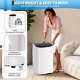 thumbnail image 5 of Portable Air Conditioner for No Window, 14000 BTU AC Unit with Dehumidifier, Fan, & Remote, Small Portable AC for Server Rooms, Garages, or Bedrooms with No Window, Up to 550 Sq.Ft, 5 of 9
