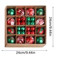 thumbnail image 3 of 44PCS Christmas Ornament Indoor Christmas Ornaments 44 Of Christmas Ornaments Christmas Tree Decoration Holiday Wedding Party Decoration, 3 of 5
