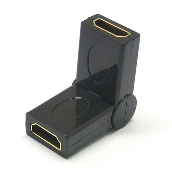 JacobsParts HDMI 1.4 Multi Angle Swivel Coupler Adapter Connector Extender 4K 1080P (Female to Female)
