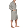 thumbnail image 3 of YIMANIE Men's Robe Cotton Bathrobe Soft Knee Length Sleepwear, 3 of 3