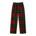 thumbnail image 5 of Pantalones largos de franela a cuadros, térmicos, casuales, de moda, para niños y niñas., 5 of 5