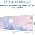 thumbnail image 4 of Pink Extended Mouse Pad Large XXL Mouse Mat 31.5" x 11.8" Desk Pad Laptop Computer Mousepad with Non-Slip Rubber Stitched Edges for Office, Work, Game, 4 of 6