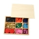 thumbnail image 2 of Material didáctico para el aprendizaje de la gramática Montessori Material de madera para el aprendizaje de la gramática Montessori Juego de símbolos, 2 of 9