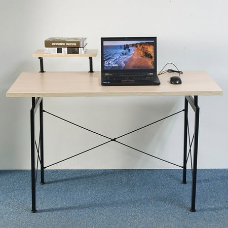 Ktaxon Computer Desk Laptop Pc Table Office Top Shelf Writing Ktaxon Computer Desk Laptop Pc Table Office Top Shelf Writing Workstation Home