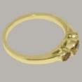 thumbnail image 5 of LBG British Made Spectacular 18k Yellow Gold Natural Citrine Womens Statement Ring - 33 size options - Size 10.5, 5 of 7