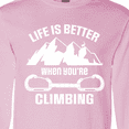 thumbnail image 4 of Inktastic Rock Climbing Mountains Long Sleeve T-Shirt, 4 of 5