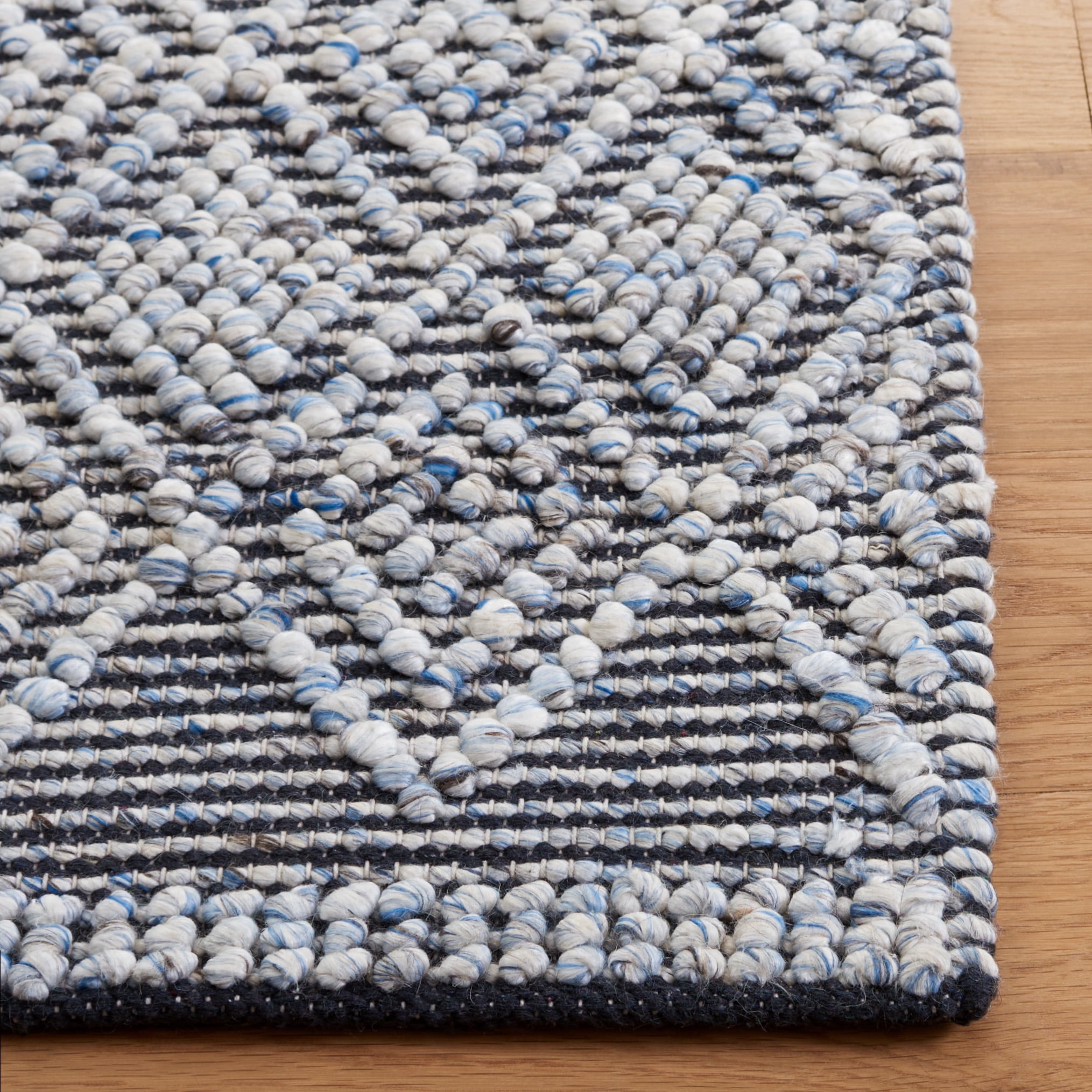 SAFAVIEH Natura Desmond Diamond Area Rug, Blue, 3' x 5'