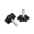 thumbnail image 3 of Clamping Handle Screw Knobs Handle Star Knob M6 x 20mm Male Thread 3 pcs, 3 of 3