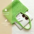 thumbnail image 4 of Clearance Beach Bags for Women Under $15,Straw Handmade Woven Tote Bag, Summer Mesh Hollow Shoulder Bag for Holiday, 4 of 6