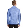 thumbnail image 2 of Sport-Tek PosiCharge Electric Heather Colorblock 1/4-Zip Pullover. ST397, 2 of 4