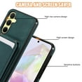thumbnail image 3 of for Samsung Galaxy S22 Plus Wallet Case with Shoulder Lanyard Strap, Crossbody Phone Case with Card Holder Slots for Women Girls, Luxury PU Leather Flip Stand Purse Cover Shockproof Case, Green, 3 of 9