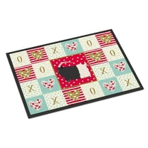 Caroline's Treasures CK5314MAT Welsh Black-Necked Goat Love Door Mat, Indoor Rug or Outdoor Welcome Mat 18x27 Doormat,
