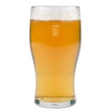 Beer Glasses. British Tulip Style Imperial Pint Beer Glass with Etched Seal. Pack of (Best Tulip Beer Glass)