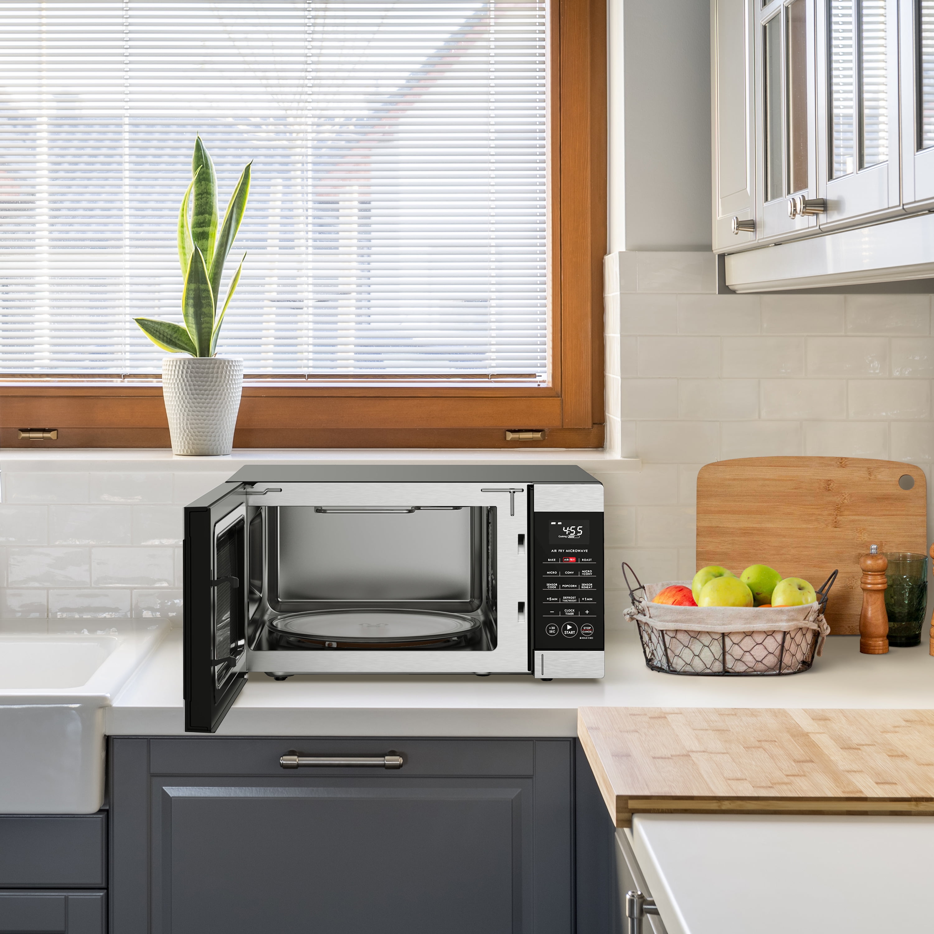 Galanz 1.2 Cu ft 1000 Watts Air Fryer with Large Sensor Cook