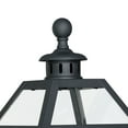 thumbnail image 5 of Vaxcel Nottingham 1 Light Black Empire Outdoor Wall Lantern Clear Glass, 5 of 6