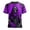 Purple, variant on Halloween Gift for Men Graphic Halloween Short Sleeve T Shirt with Casual Crew Neck Top for Everyday Wear and Seasonal Parties Yellow 3XL