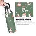 thumbnail image 4 of Yayeee 20oz Insulated Water Bottle Double Wall Stainless Steel with Flip Straw Lid, Christmas Santa, 4 of 7